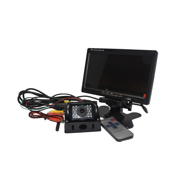 In Phase Car Audio DINY611W 7" Colour Monitor with IR CMOS Lens, Night Vision Waterproof Camera